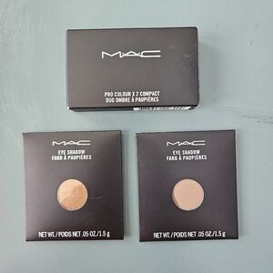 Mac Eye Shadow Pro Colour X2 Compact Plus 2 Shadows